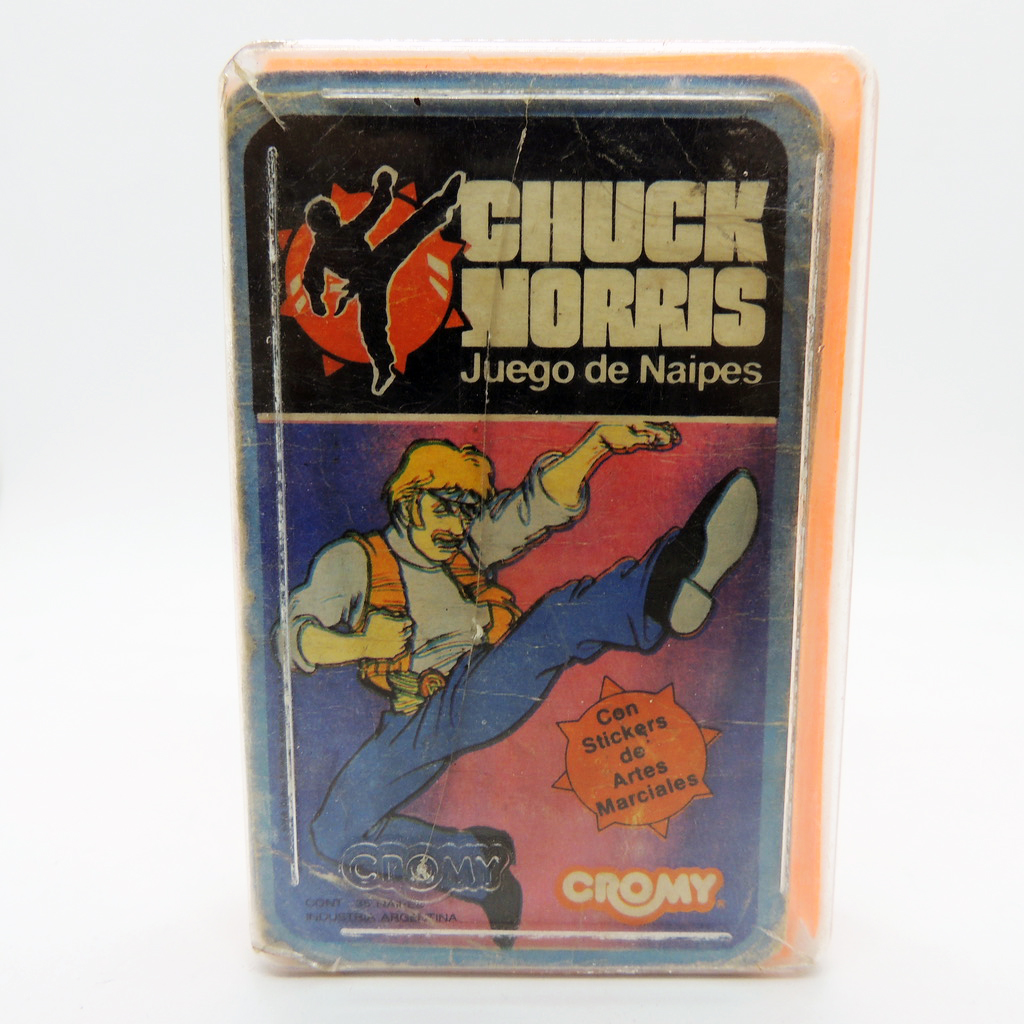 Cromy Chuck Norris Juego De Cartas Naipes Original Madtoyz