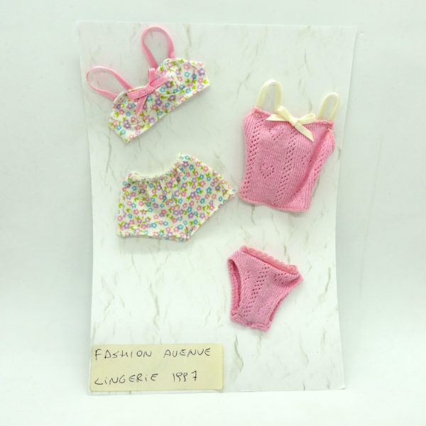 Barbie Fashion Avenue Lingerie Mattel Ropa Interior Moda Retro Antigua Vintage Colecci N