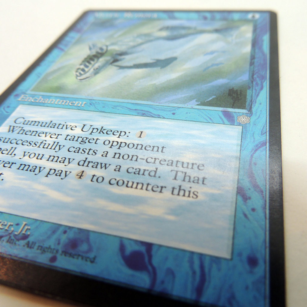 Magic The Gathering Mystic Remora Ice Age MTG TCG Colección Antiguo