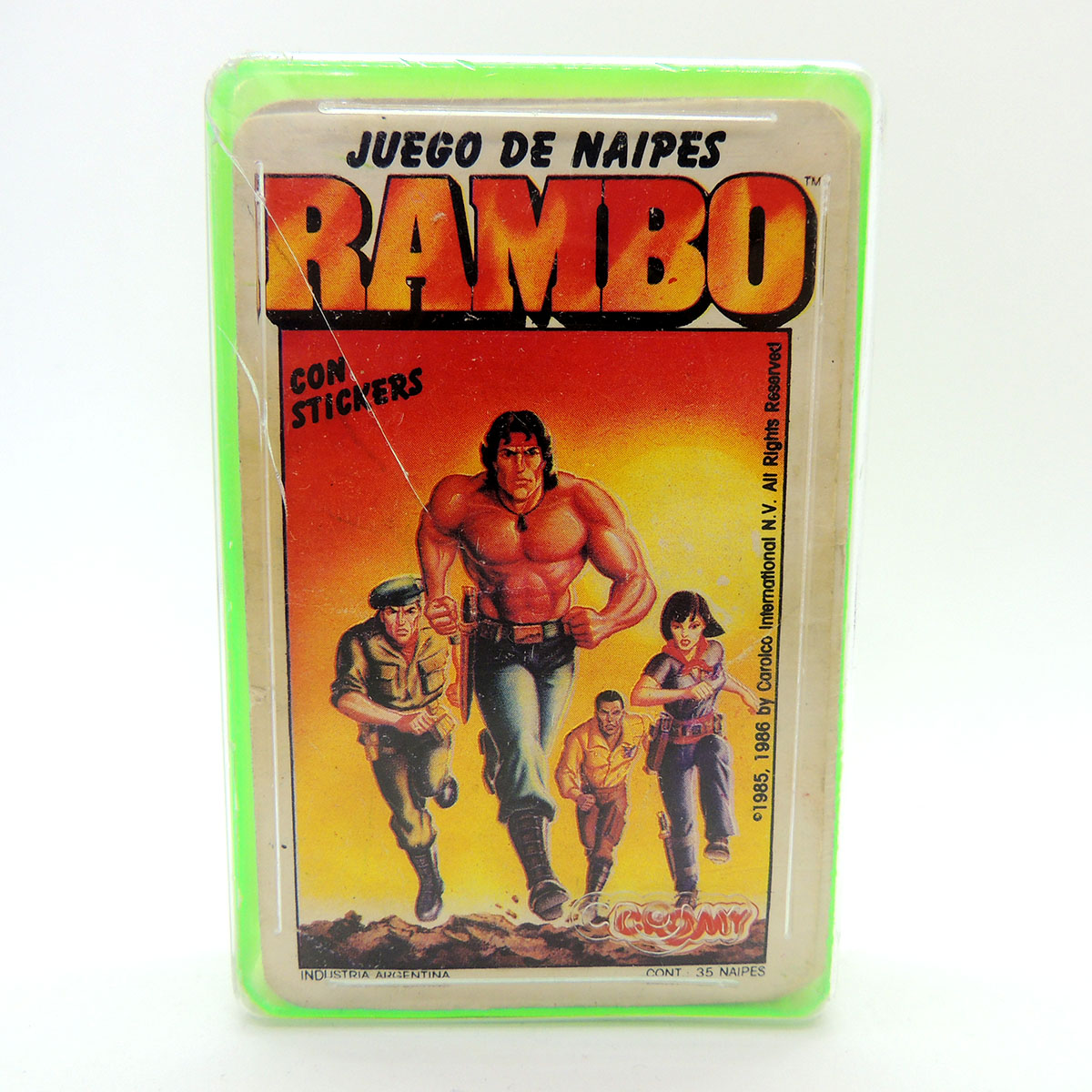 Cromy Rambo Juego De Cartas Naipes Retro Original Madtoyz