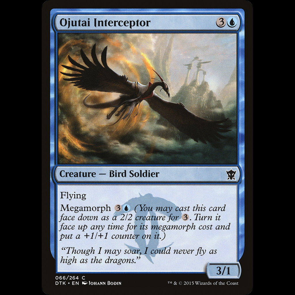 MTG Ojutai Interceptor Dragons Of Tarkir Dtk 66 Madtoyz