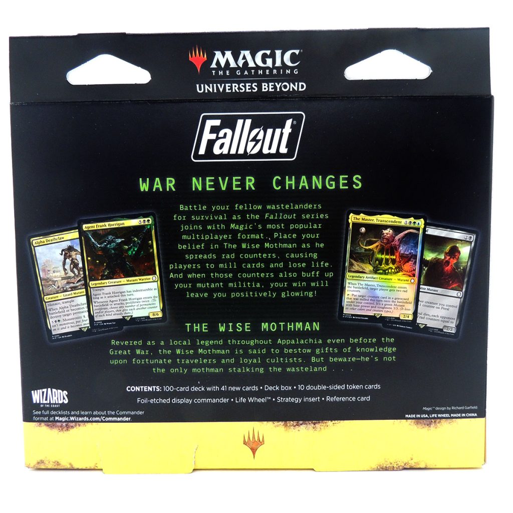 Mtg Fallout Commander Deck Mutant Menace Madtoyz