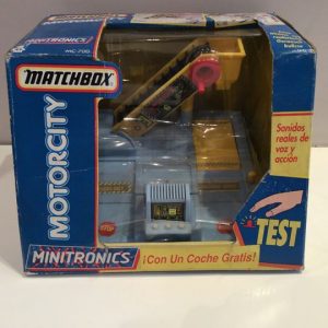Matchbox Motorcity Minitronics Grua Con Autito Retro Vintage