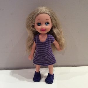 Kelly Vestido Azul Barbie Mattel Retro Vintage