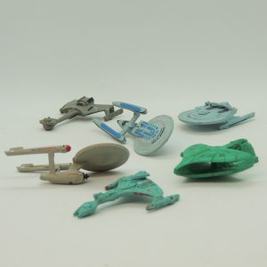 Naves Star Trek Micromachines Galoob Lote de 6 VIntage Colección