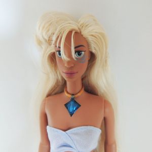 Atlantis The Lost Empire Cristal Princess Kira Con Luz Disney Mattel Barbie Vintage Colección