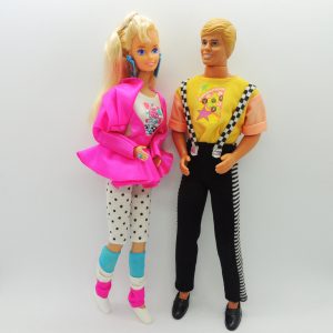 Barbie Cool Times Barbie Y Ken Mattel 1988 Vintage Colección