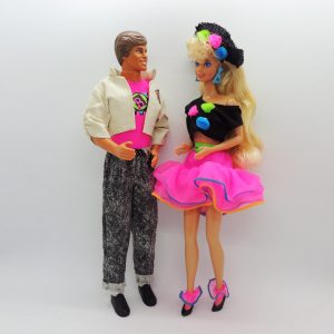 Barbie Dance Club Barbie Y Ken Looking Cool Mattel 1989 Vintage Colección