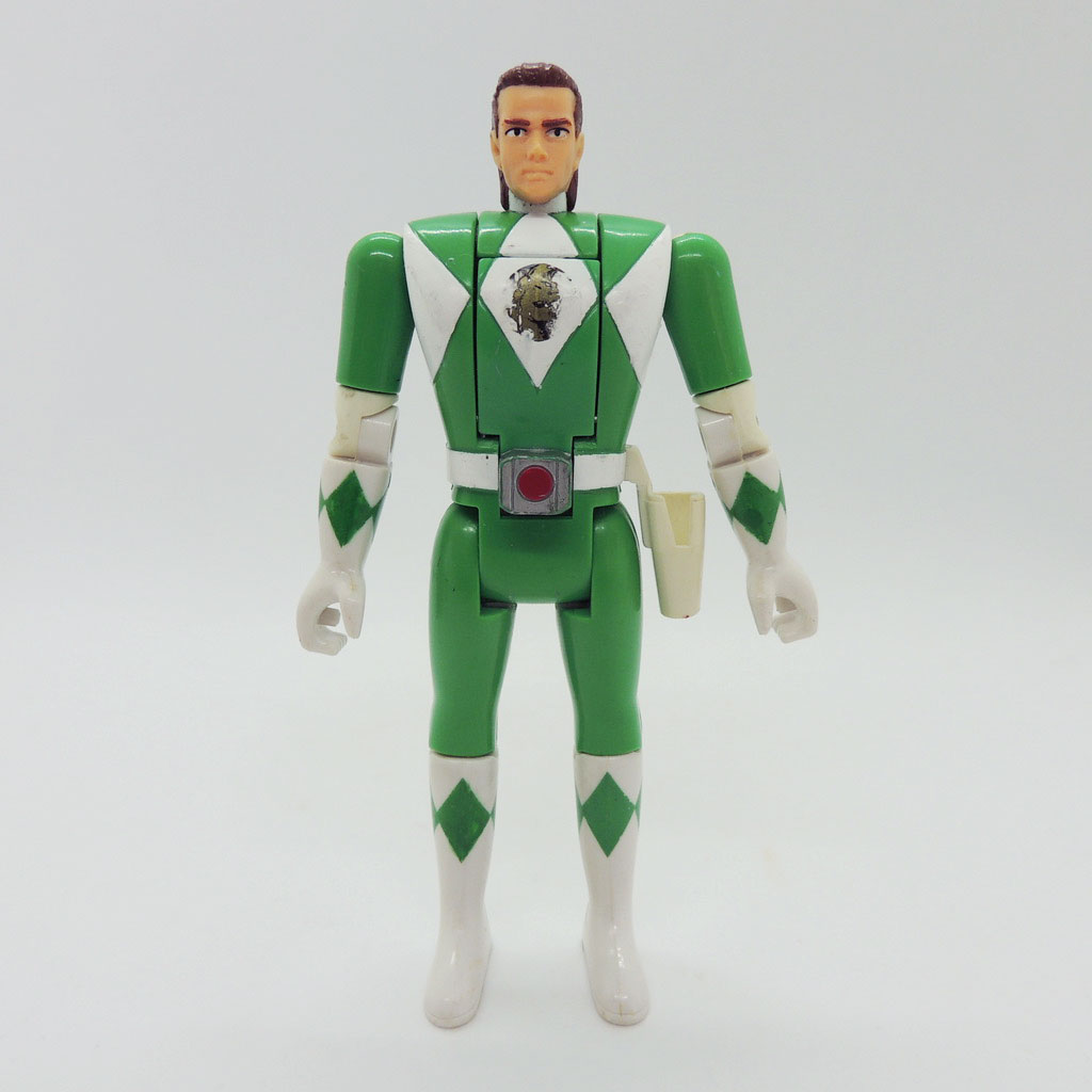 Power Ranger Green Ranger Flip Head 1993 Bandai Vintage Coleccion - Madtoyz