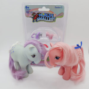 Mi Pequeño Pony MLP Blue Belle Cotton Candy World's Smallest Series 1 Hasbro Colección