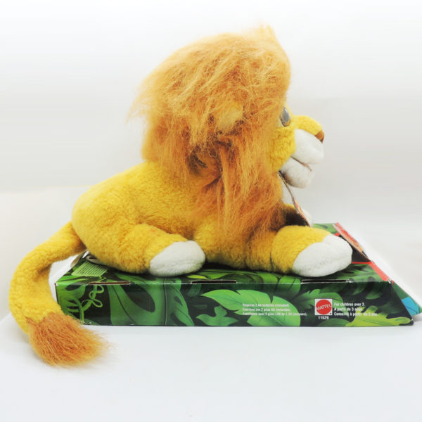 Peluche Doudou Roi Lion Disney Authentic Simba 1993 Mattel - happy