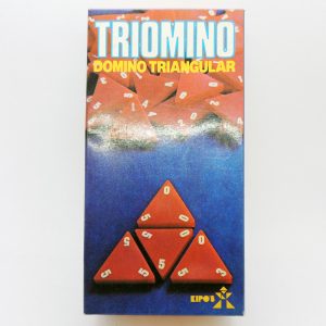 Triomino Domino Triangular Juego De Mesa Ind Argentina Kipos Vintage Colección