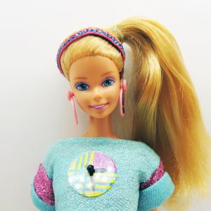 Barbie Funtime Vestido Azul 1986 Mattel Vintage Colección