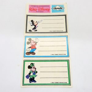 Disney Mickey Minnie Stickers Clouds Ind Argentina Vintage Colección
