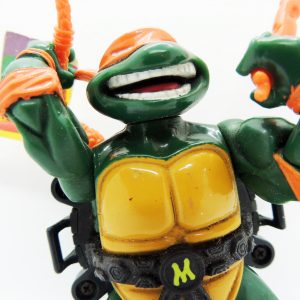 Tortugas Ninja TMNT Talkin Michelangelo Miguelangel Playmates Vintage Colección