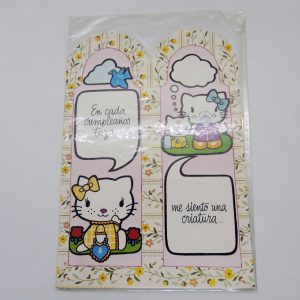 Candy Cat Tarjeta Estilo Hello Kitty Ind Argentina Vintage Colección Retro