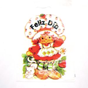 Frutillitas Bolsa Cotillon Paz Ind Argentina Strawberry Shortcake SCC Party Bag Ind Argentina Antiguo Vintage Colección