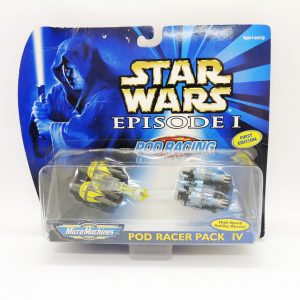 Star Wars Episodio I Pod Racer Pack IV Galoob Micromachines Vintage Colección