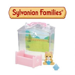 Sylvanian Families Micro Playset Japan Exclusive Habitación Bebe Osito Epoch Capsule Calico Critters Colección