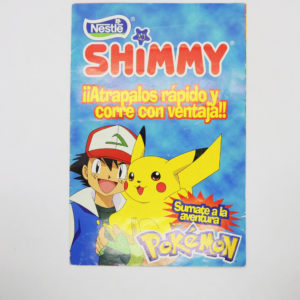 Pokemon Sumate A La Aventura Shimmy Nestle Album Stickers Nestle Vintage Colección