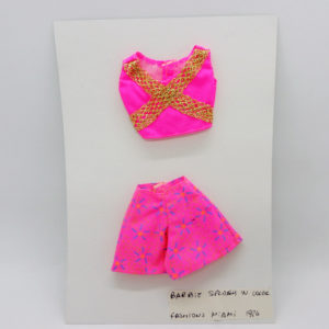 Barbie Splash ´N Color Fashions Miami 1996 Mattel Ropa Moda Retro Antigua Vintage Colección