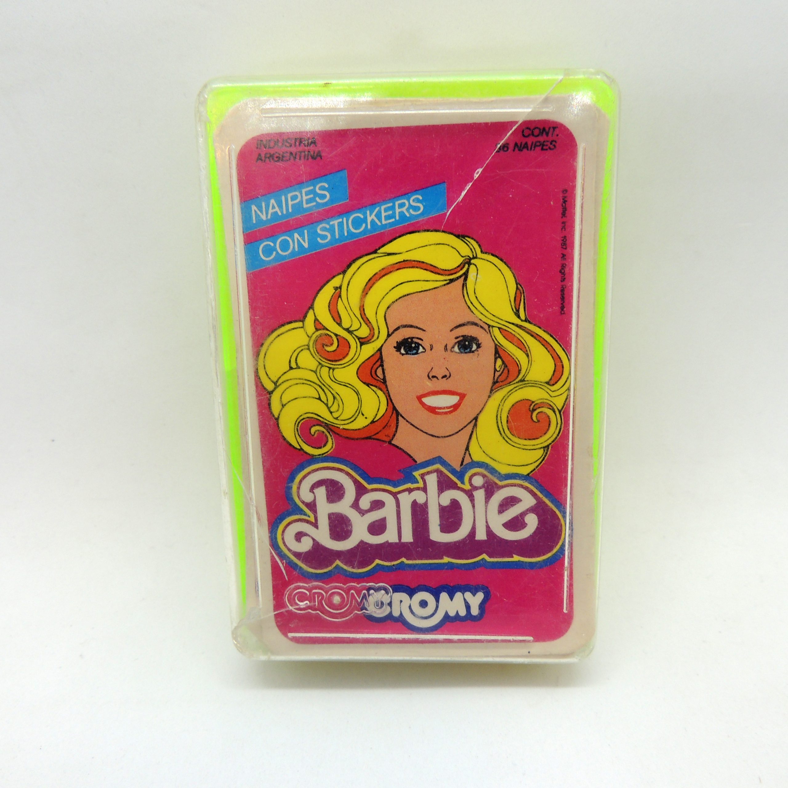 Cromy Carton y Mazo De Cartas Barbie Completo 1987 Ind Argentina ...