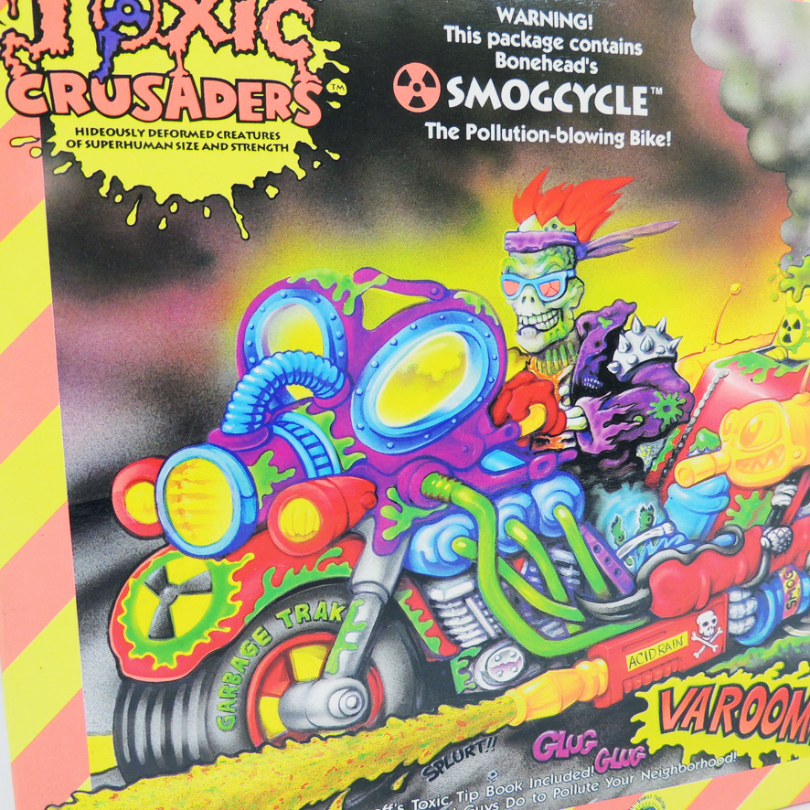 Toxic Crusaders Smogcycle Troma Inc 1991 Antiguo Retro Vintage ...