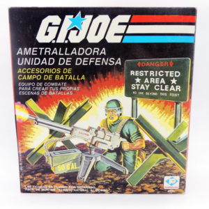 Gi Joe Ametralladora Unidad De Defensa Sin Bases 6651 Plastirama Ind Argentina Antiguo Retro Vintage Colección