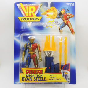 VR Troopers Deluxe Mega-Tech Ryan Steele Kenner Antiguo Retro Vintage Colección