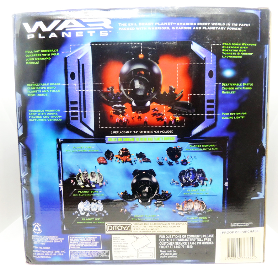 War Planets Beast Planet Con Luces Trendmasters Retro Antiguo Vintage 