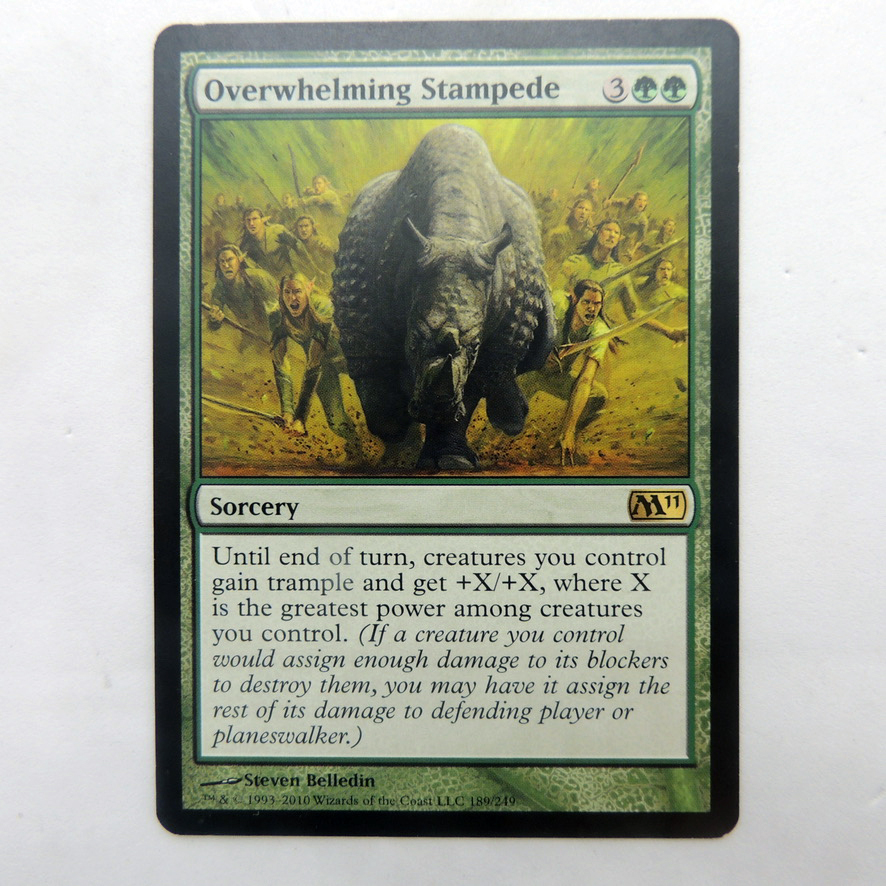 Magic The Gathering Overwhelming Stampede - Estampida abrumadora Magic ...