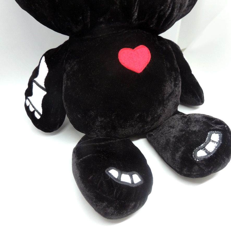 Skelanimals DAX The Black Dog Plush Peluche 50cm Fiesta Colección - Madtoyz