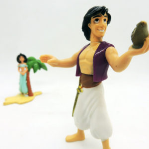 Aladdin Personajes Jasmine minifiguras Disney Antiguo Retro Vintage Colección