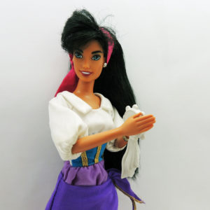 El Jorobado de Notre Dame Esmeralda Mattel 1995 Disney Antiguo Retro Vintage Colección