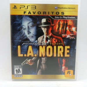 L.A. LA Noire Rockstar Games Sony Play Station 3 PS3 Video Juego Colección