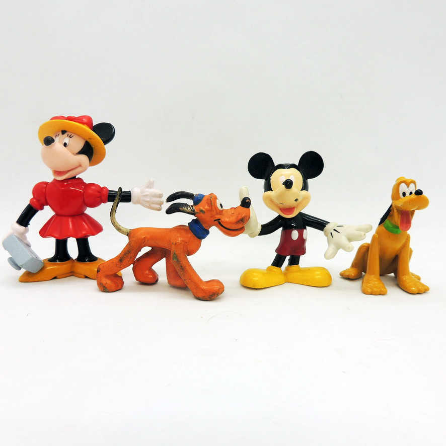 Mickey Mouse Personajes Characters Minnie Pluto Disney Mini Figures ...