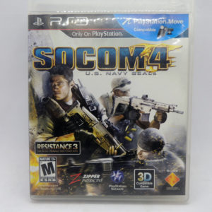 Socom 4 US Navy Seals Zipper Interactive Games Sony Play Station 3 PS3 Video Juego Colección