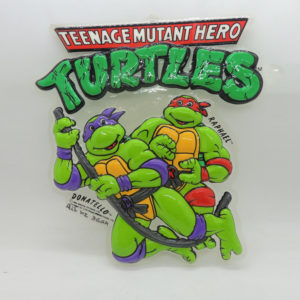 Tortugas Ninja TMNT Decoración Cumpleaños Donatello Raphael Ind Argentina Antiguo Retro Vintage Colección