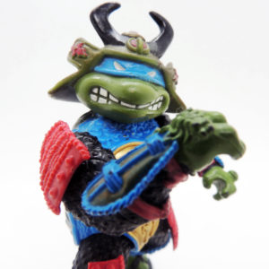 Tortugas Ninja TMNT Leonardo Leo, The Sewer Samurai Playmates 1990 Antiguo Retro Vintage Colección