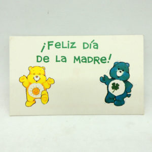 Care Bears Ositos Cariñosos Greeting Card Good Luck Sunshine Bear Notalbil Ind Argentina Antiguo Retro Vintage Colección