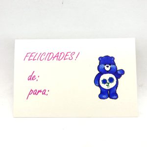 Care Bears Ositos Cariñosos Greeting Card Share Bear Notabil Ind Argentina Antiguo Retro Vintage Colección