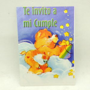 Care Bears Ositos Cariñosos Party Invite Friend Bear Ind Argentina Antiguo Retro Vintage Colección