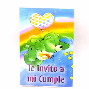 Care Bears Ositos Cariñosos Party Invite Wish Bear Ind Argentina Antiguo Retro Vintage Colección