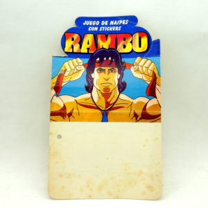 Cromy Cartones Del Juego De Cartas Rambo Ind Argentina Antiguo Retro Vintage Colección