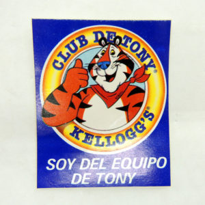 Kelogg's' Club De Tony Sticker Ind Argentina Antiguo Retro Vintage Colección
