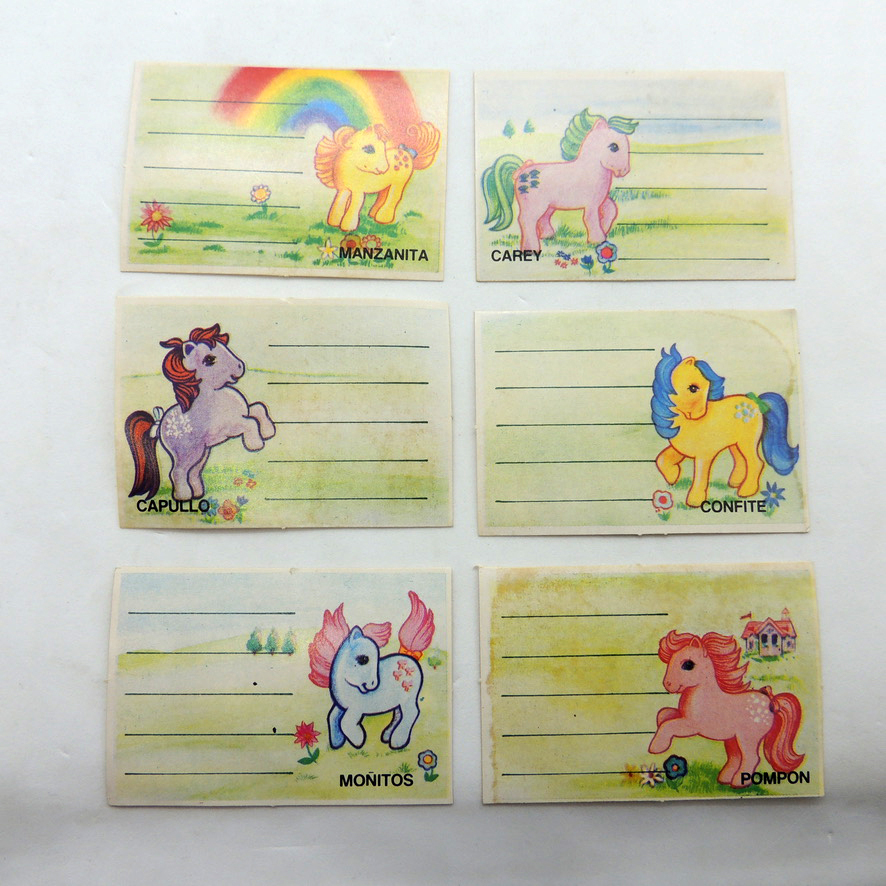 My Little Pony MLP Mi Pequeño Pony Sticker Album 1984 Stani Ind Argentina  Vintage Retro Antiguo Colección - Madtoyz