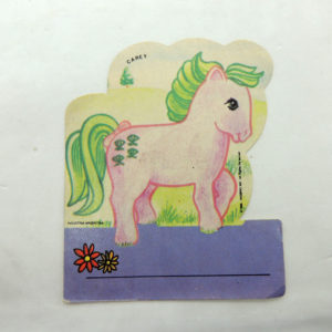 My Little Pony MLP Mi Pequeño Pony G1 Sticker Seashell Ind Argentina Vintage Retro Antiguo Colección