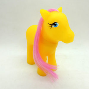 My Little Pony MLP Phony Fakie G1 Yellow Pink Hearts Monsi Ind Argentina Bootleg Vintage