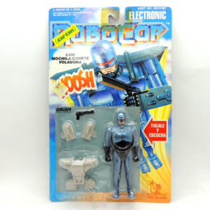 Robocop Electronic Con Mochila Cohete Toy Island Antiguo Retro Vintage Colección