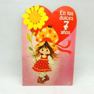 Strawberry Shortcake SSC Frutillitas Card Notalbil Ind Argentina Antiguo Retro Vintage Colección